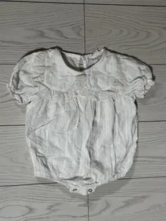 monbebe ロンパース　ホワイト　Ssize