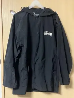 stussy コーチジャケット フード付き
