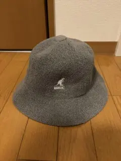 KANGOL バケットハット グレー パイル地（M 約54cm）