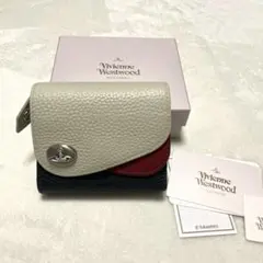 美品Vivienne Westwoodダブルフラップ 二つ折り財布 オーブ