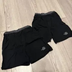 黒　ショートパンツ 120サイズ 2枚セット　まとめ売り　双子　ハーフパンツ
