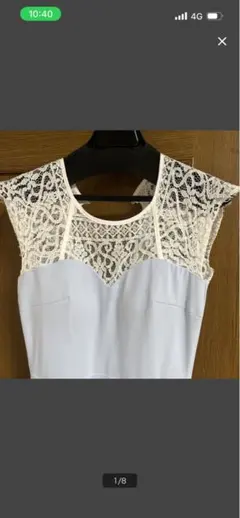 キャバドレス　ライトブルータイトドレス レース