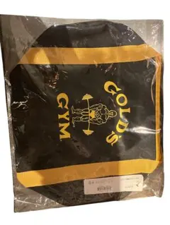 GOLD'S GYM ジムバッグ ブラック イエローのサムネイル