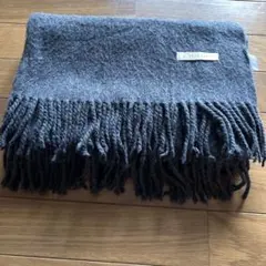 ローリーズファーム　グレー マフラー フリンジ付き