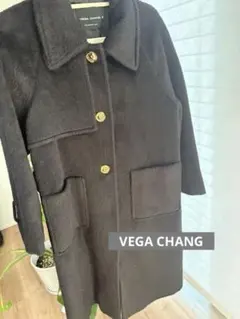 【極美品】VEGA CHANG コート S ブラック 金具
