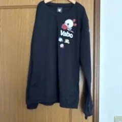 Vabo ブラック Vネック シャツLサイズ