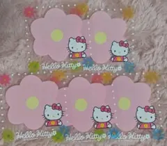 ハローキティ　クリアメモ５枚 ①　おすそ分け　サンリオ　レトロ1994年頃当時物