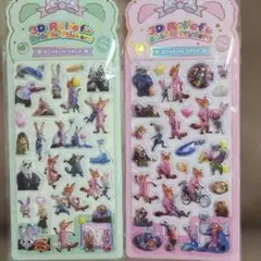 ズートピア 3Dシール 2点セット