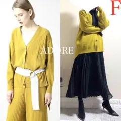 美品！ADORE アドーア　定価3.5万円　コットンカーディガン　F 体型カバーのサムネイル