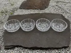 ノリタケ　クリスタルガラス　4鉢　アンティーク