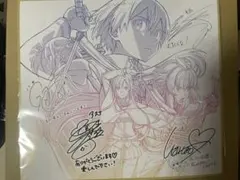 ソードアートオンライン 映画特典 色紙