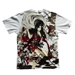 2点セット 抜刀娘 ホワイト 絡繰魂 和柄 Tシャツ 美麗 妃那 M - メルカリ
