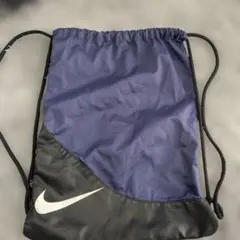 ヴィンテージ　Nike ナップサック　ドローストリングバッグ ネイビー/ブラック