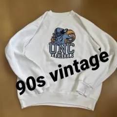 【206】タグなし　90sプリントスウェット　L相当　コンディション良好