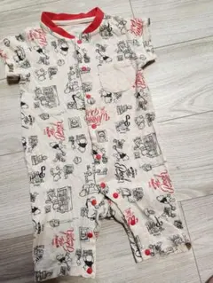 美品 かわいい プーさん ロンパース 60〜70cm