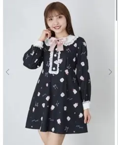 【新品未使用】量産型♡Ank Rouge ハイウエストワンピース 花柄♡