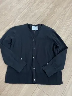 ZARA ザラ　キッズ　カーディガン　黒　パール　8y