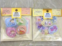 クレヨンしんちゃん　サンリオコラボ　ミックスステッカー　ぷっくりシール