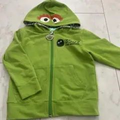 SESAME STREET グリーン　パーカー 110 セサミストリート