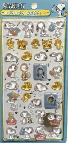 【新品・未使用】ボンボンドロップシール スヌーピー ランドリー