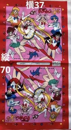 セーラームーン SuperS 生地　座布団