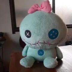 リロアンドスティッチ　スクランプぬいぐるみ2008年　46cm　中古品／洗濯済