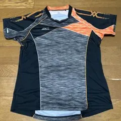 ミズノ 卓球 半袖 MIZUNO Tシャツ 練習 試合用 ブラック×オレンジ