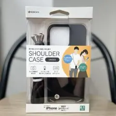 iPhone13 Pro ショルダーストラップ付ケース BLACK ラスタバナナ