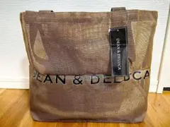 DEAN & DELUCA ブラウン トートバッグ　Lサイズ