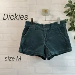 【Dickies】コーデュロイ ショートパンツ (M) 濃い緑 カジュアル
