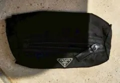 PRADA ポーチ ブラック ナイロンのサムネイル