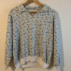 vintage 花柄スウェット