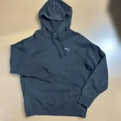 Puma ダークグレー フード付きパーカー