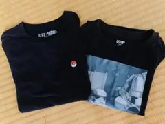 UNIQLO 120 ポケモンボール刺繍 スターウォーズTシャツ