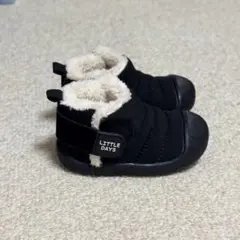 LITTLE DAYS ブラック ベビーブーツ アカチャンホンポ スノーブーツ
