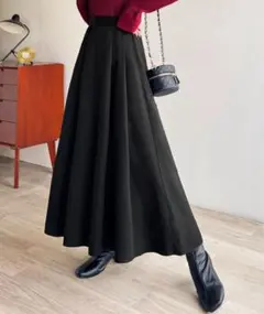 新品タグ付き クラシカルエルフ ロングスカート 黒 L