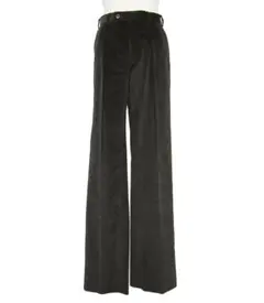 ジャンポールゴルチエオム オンワード樫山 ストレートパンツ 黒 48 Jean Paul GAULTIER HOMME(ジャンポールゴルチェオム) レザー
