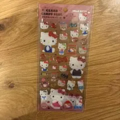 ハローキティ　クリアキャンディシール