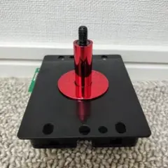 アケコン 　レッド　メタリック　ディスクカバー アーケードコントローラー