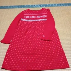 OshKosh B'gosh ニットワンピース レッド