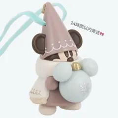 ディズニー　クリスマス　2025 リルリンリン　カプセルトイ 茶色