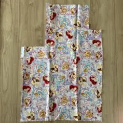 ディズニープリンセス 綿生地　パープル