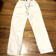 140サイズ ホワイト ロングパンツ　マイケルジャクソン用　トップスは別ページ