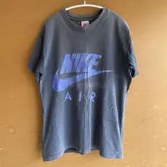 希少90s鬼フェードNIKE炭黒Tシャツ ロゴプリント