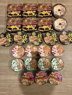 カップ麺6種　24点まとめ売りのサムネイル