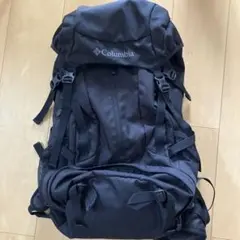 Columbia ブラック バックパック レインカバー付き