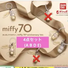 めじるしアクセサリー miffy 70th anniversary Ver 4点