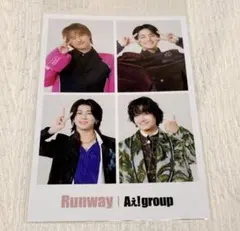 Aぇ! group Runway 通常盤 証明写真風フォトシート おもろver