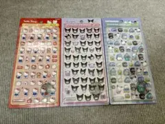 ボンボンドロップシール　サンリオmini 3点セット