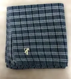 ckグレー系チェック柄ハンカチ